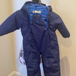 MEC one piece infant snow suit.